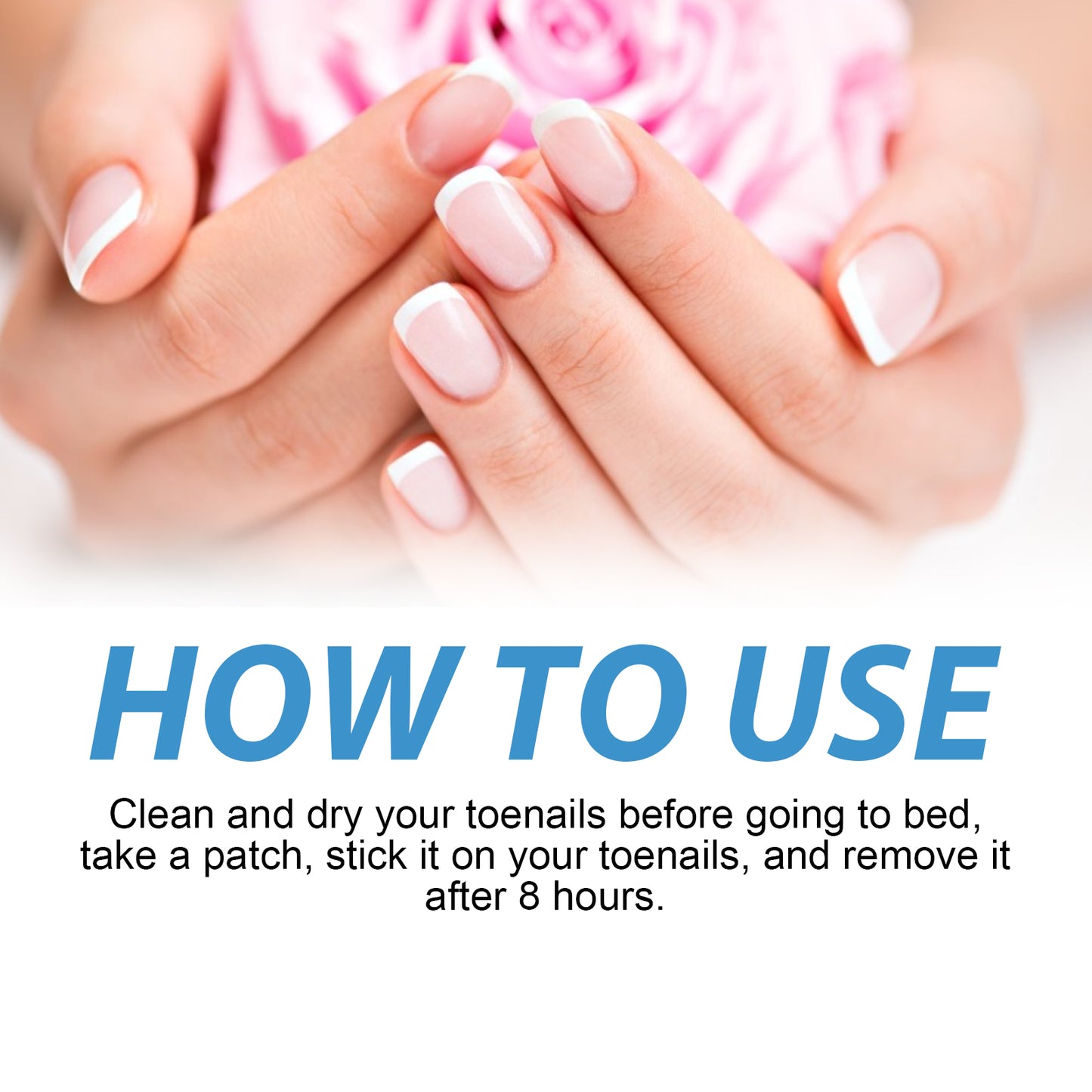 Nighttime Fungal Nail Treatment Patch, Repair Hand And Foot Inlay Rotten Nails Thickening Gray Nail Polish Care Patch