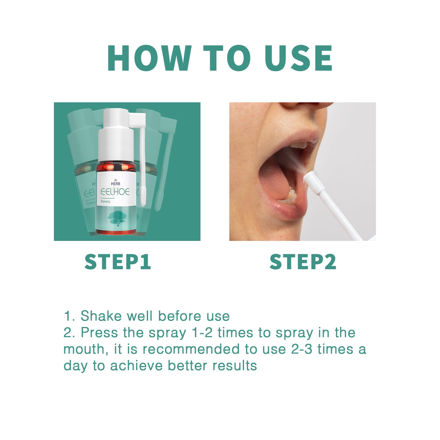 Oral Relief Spray To Relieve Aphthous Sores Bubbling Periodontal Pain Oral Care Spray