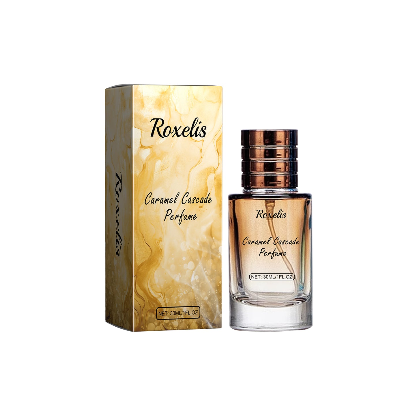 Caramel Cascade Perfume, Fresh Natural Light Fragrance Niche Perfume Exudes Charm Couple Dating Fragrance Perfume
