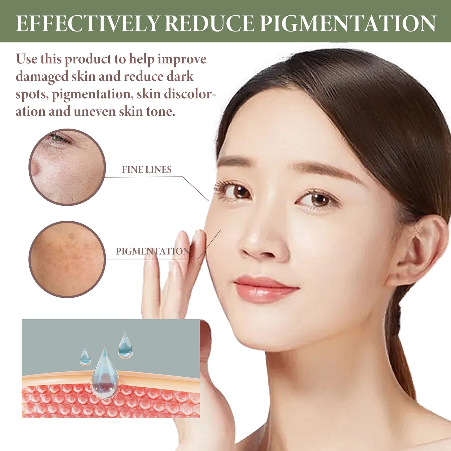 5% Niacinamide Serum, Chun White Tender Skin Fade Spots Brighten Moisturizing Skin Fine Pores