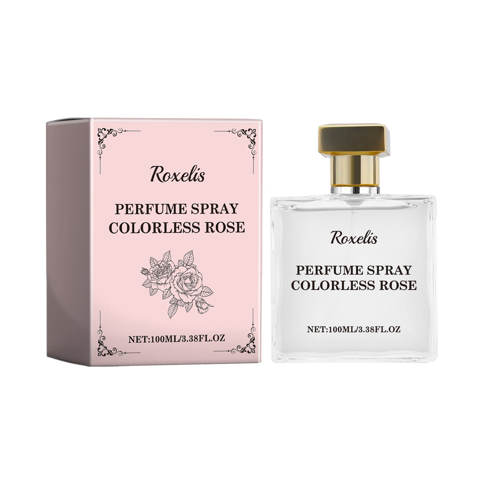 Colorless Rose Perfume, Lasting Fragrance For Women Fresh And Elegant Flower Language Series Elegant Charming Fragrance