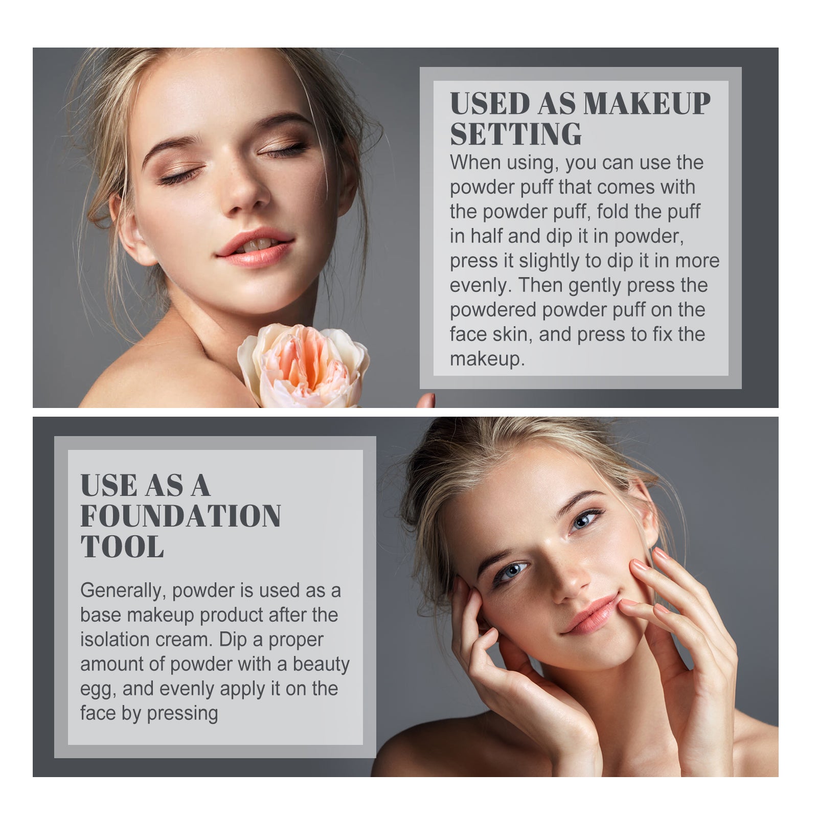 Setting Powder, Immaculate Lasting Makeup Is Not Easy To Remove Makeup Repair Powder Natural Light Breathable Setting Powder