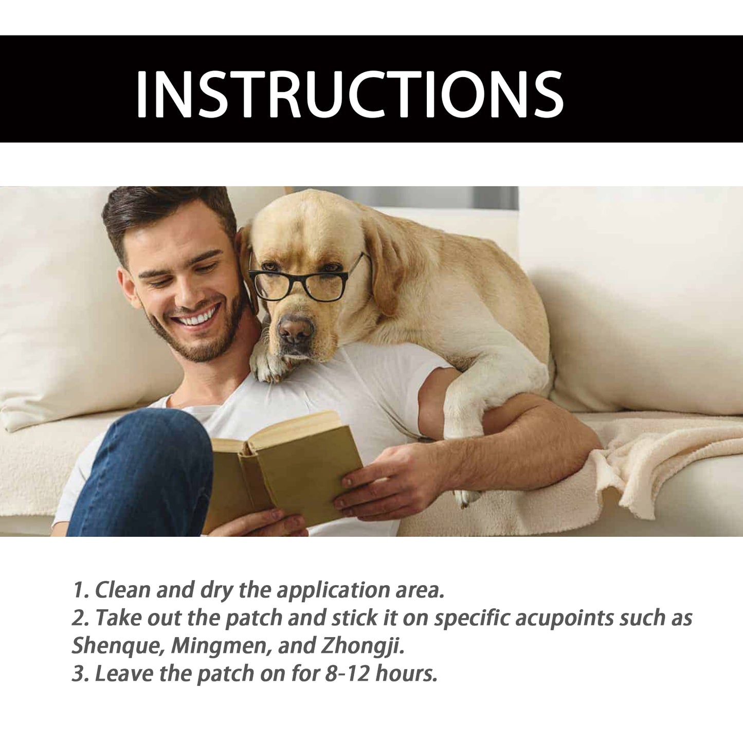 Profront Health Patch For Men Body Gentle Relief Discomfort Daily Exercise Body Vitality Care