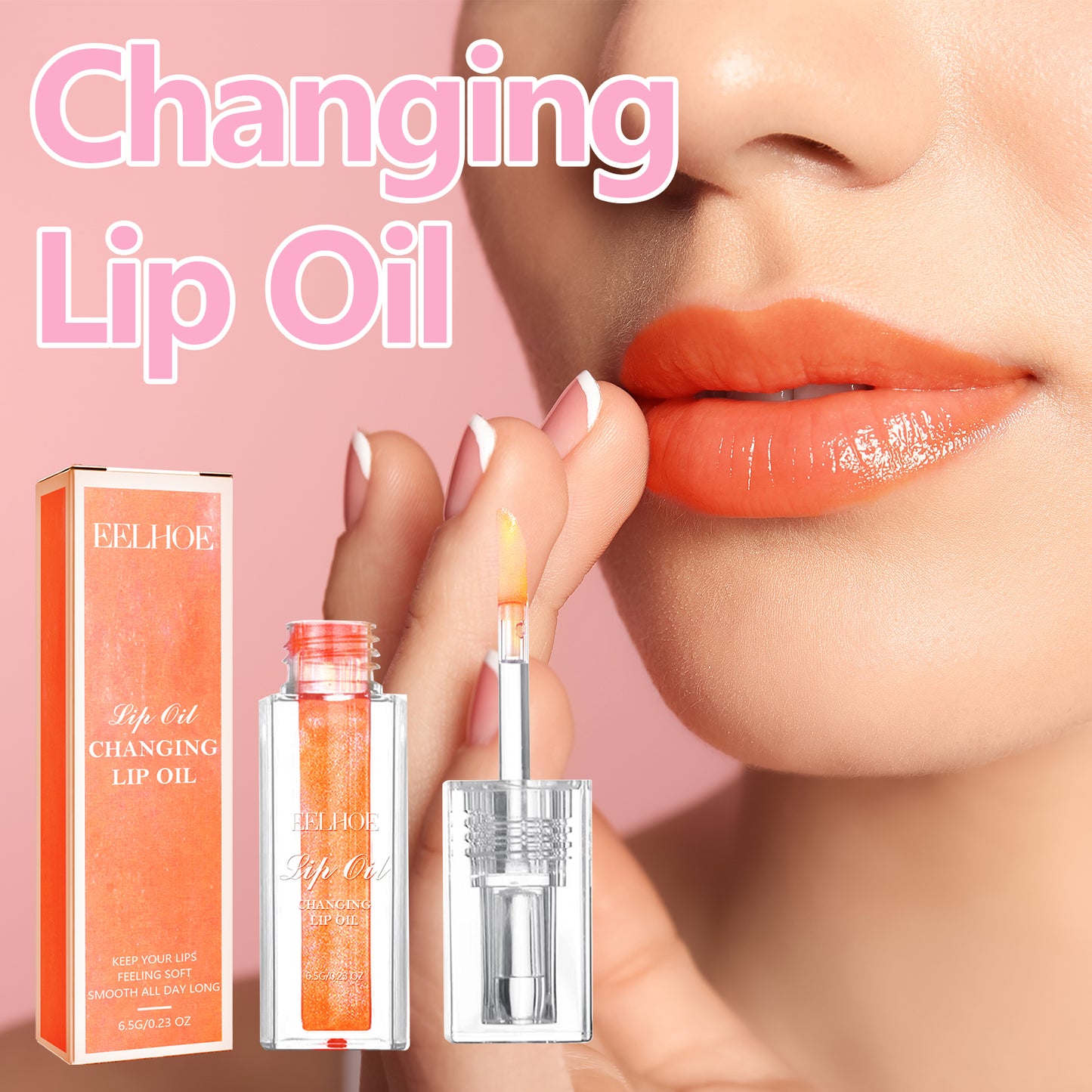 Changing Lip Oil, Mildly Removes The Lips Cutin Plentiful Full Fine Light Zerun Lip Oil