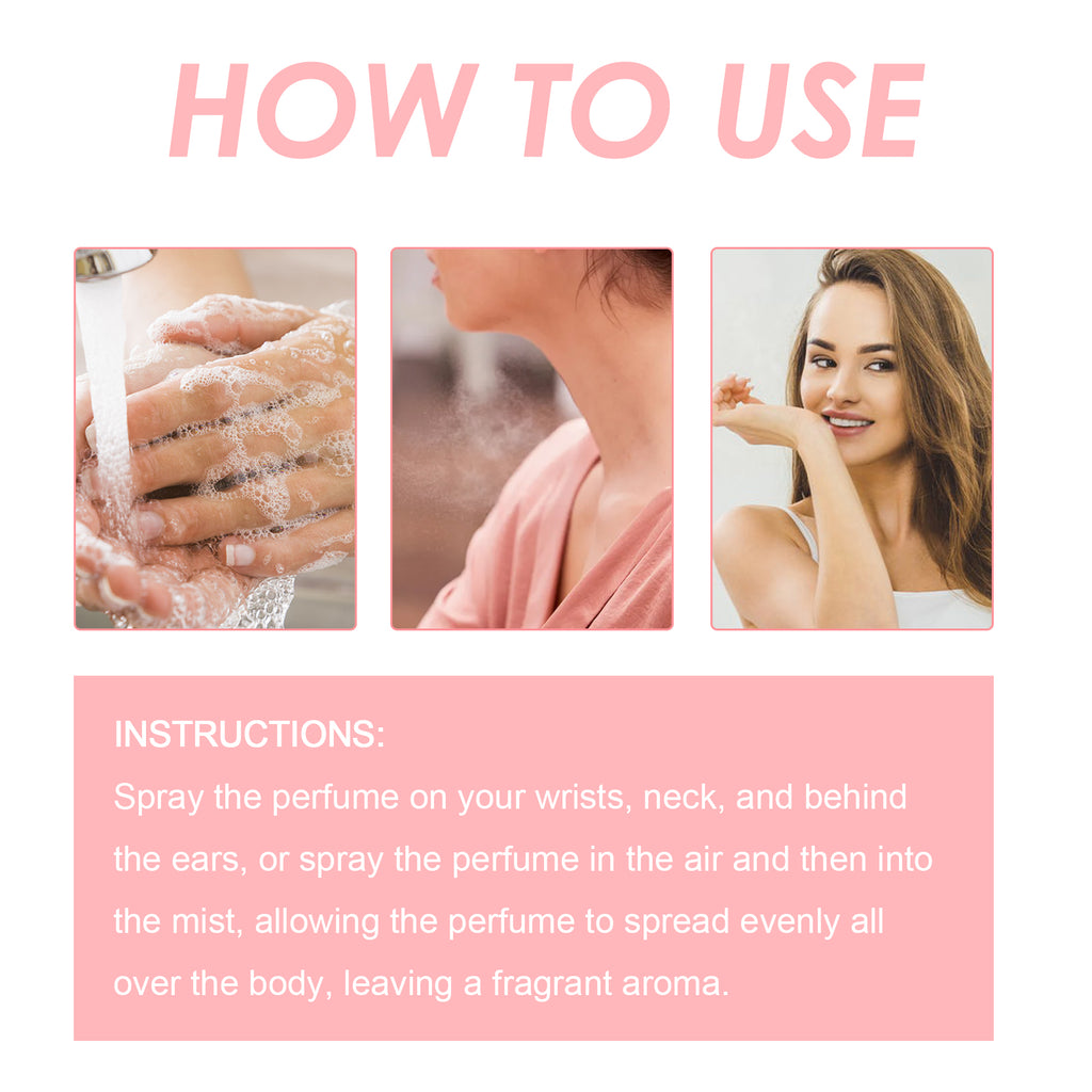 Colorless Rose Perfume, Lasting Fragrance For Women Fresh And Elegant Flower Language Series Elegant Charming Fragrance