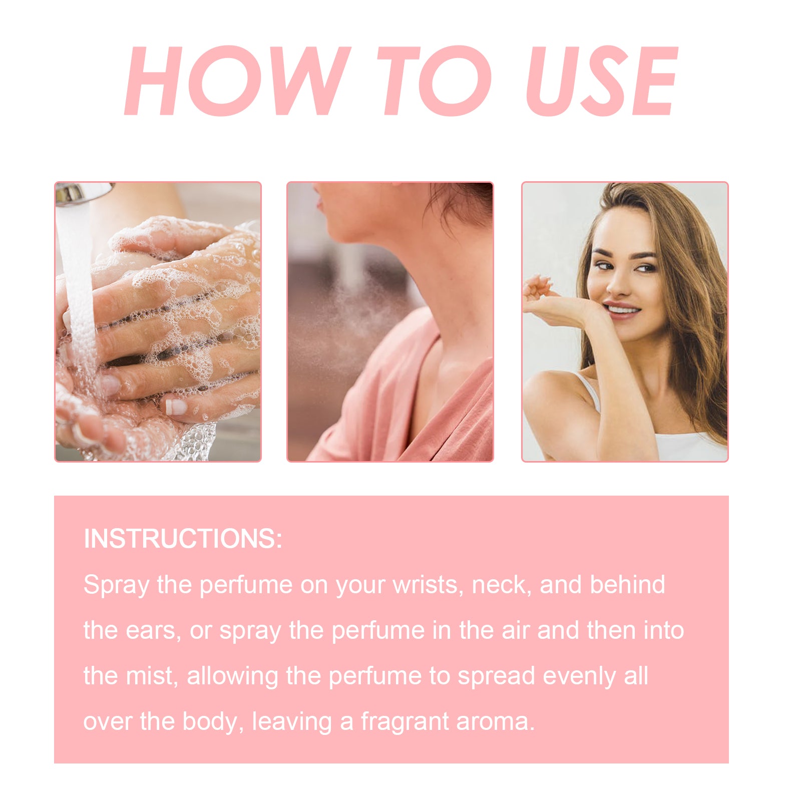 Colorless Rose Perfume, Lasting Fragrance For Women Fresh And Elegant Flower Language Series Elegant Charming Fragrance