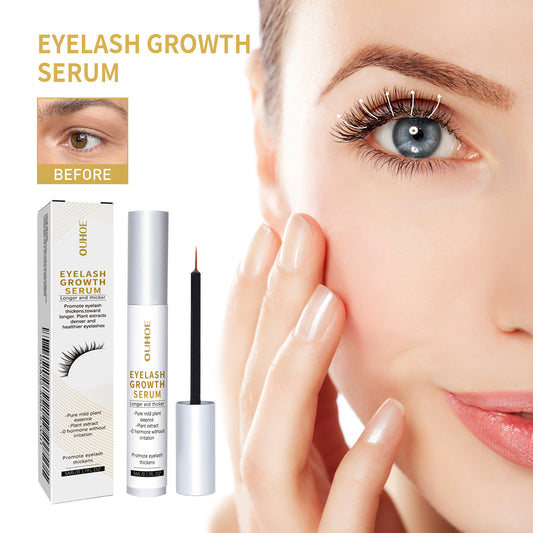Eyelash Growth Serum, Gentle And Natural Moisturizing Beautiful Thick Long Black Curling Eyelash Without Trace