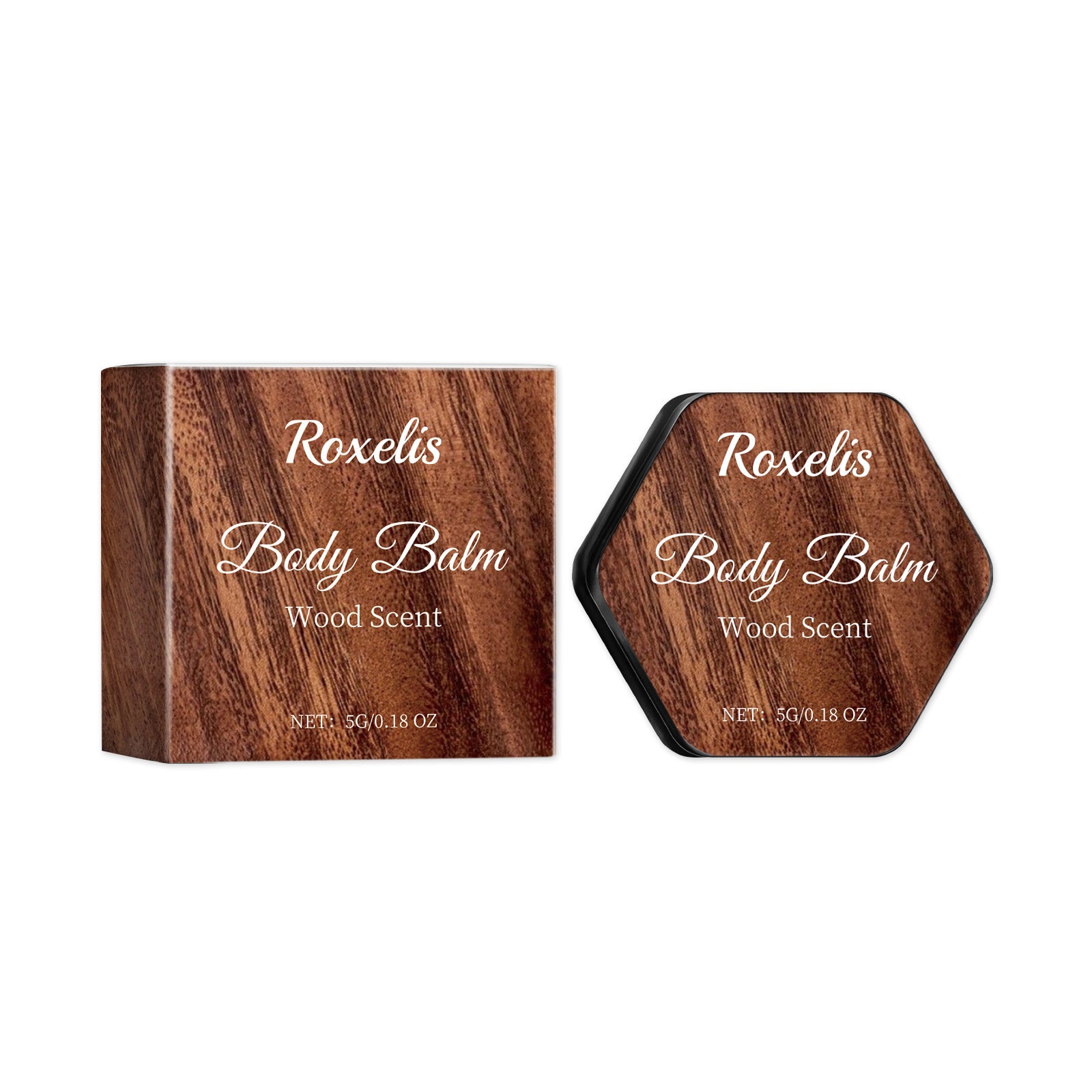 Wood Balm Elegant Light Fragrance Refreshing Non-Sticky Lasting Fragrance Portable Charm Pocket Perfumed Body Balm