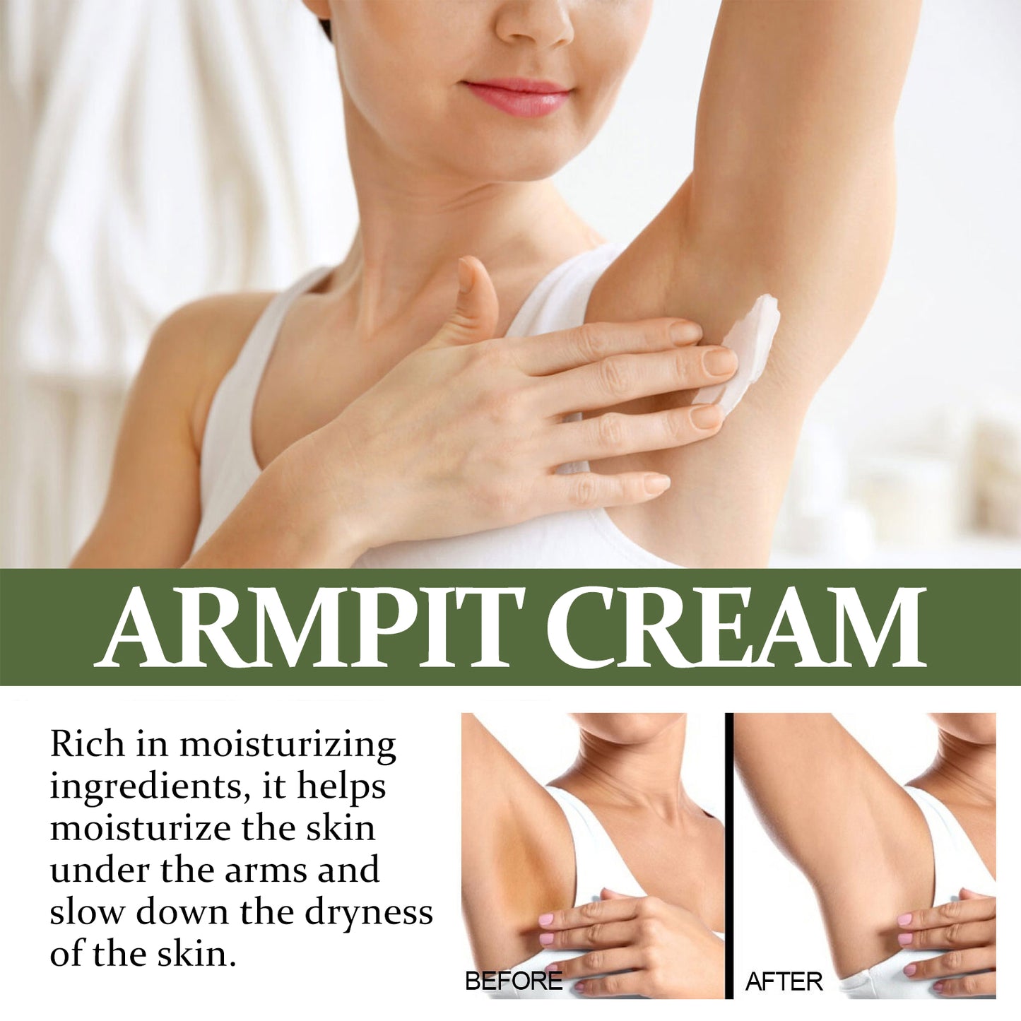 Armpit Cream, Whitening Whitening Treatment Cream To Reduce Skin Pigmentation And Moisturize Whitening Treatment