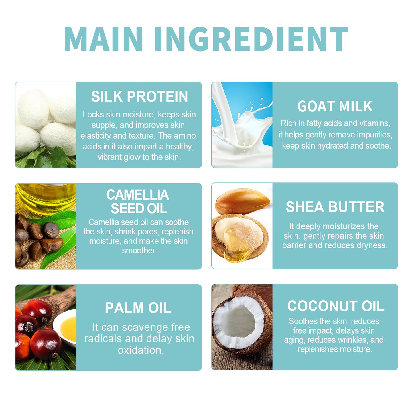 EELHOE Protein Repair Cleansing Soap Cleans Pores, Lighens Acne Dark Spots, Moisturizes Brightening Face Wash Soap