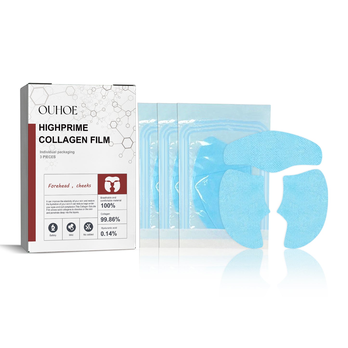 Collagen Membrane, Lighten Wrinkles, Bags, Dark Circles, Firm Skin, Plump And Moisturize Eye Rejuvenation Mask