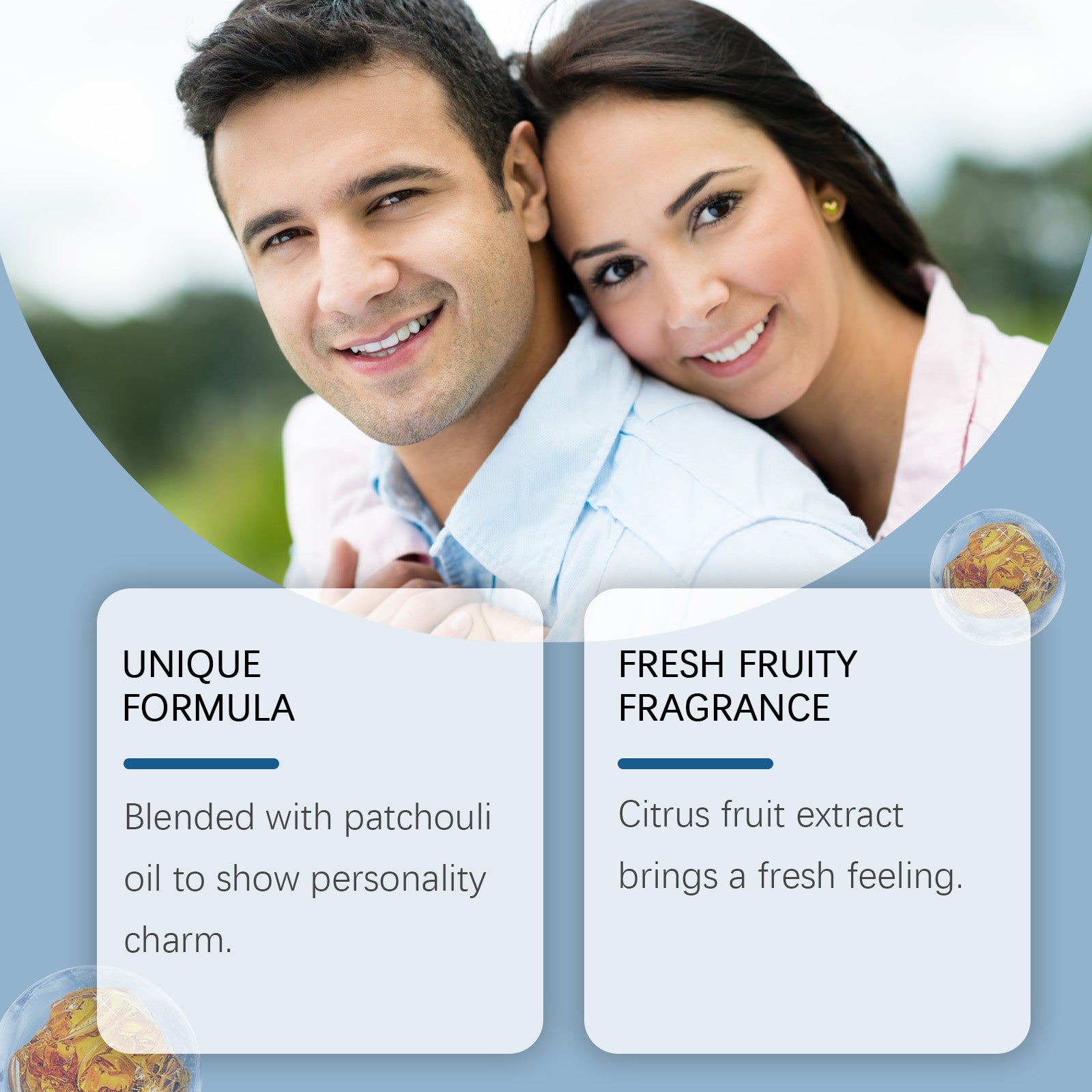 Patchouli Charm Perfume, Natural Fresh And Elegant Charming Charm Keep Fragrance Lovers Dating Atmosphere Perfume