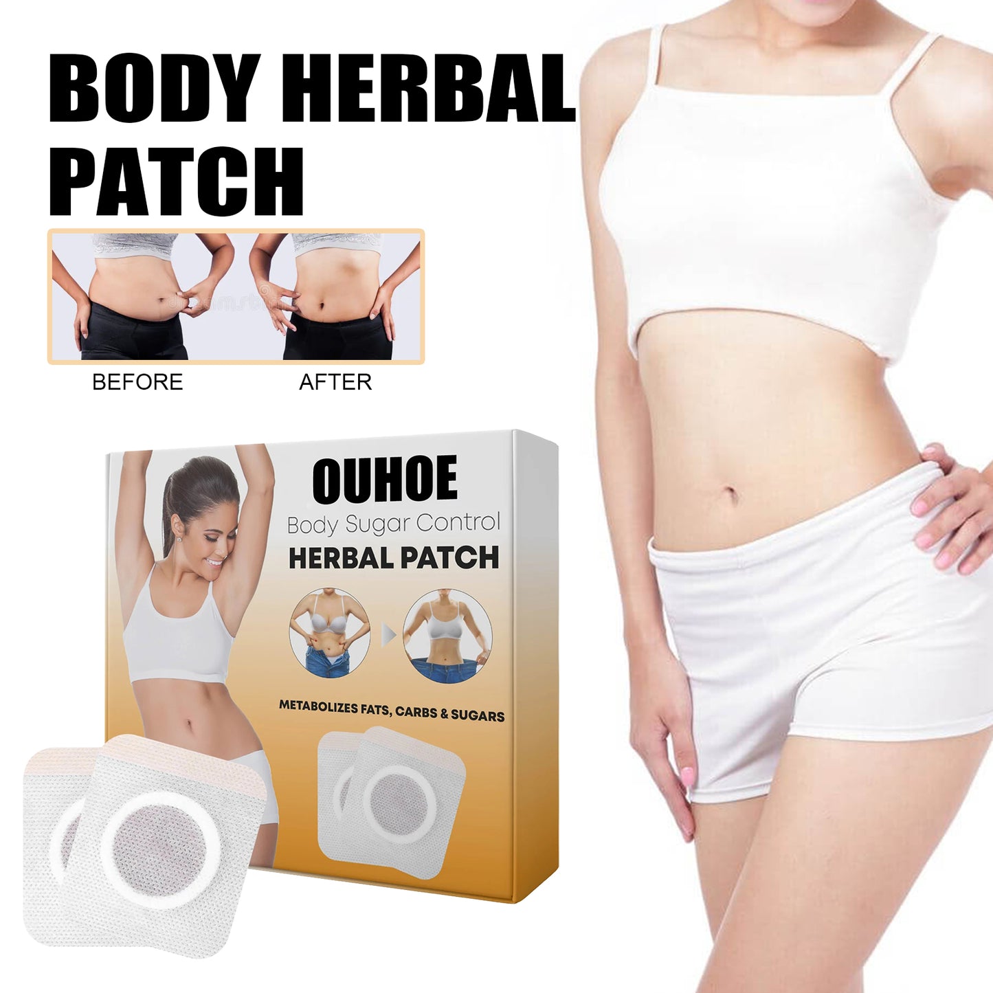 Herbaceous Body Navel Stick, Firming And Body Shaping To Highlight Curves And Slimming Stick