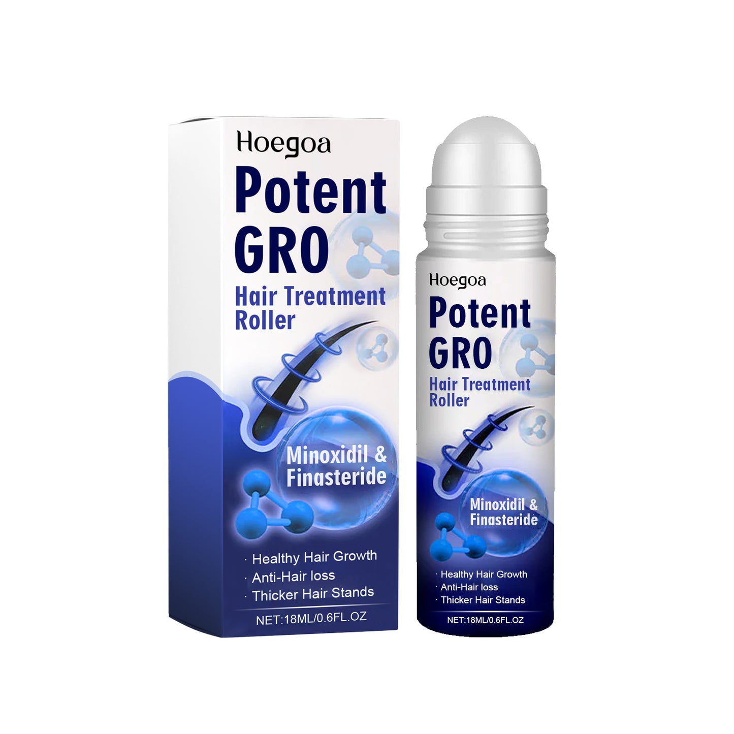 HOEGOA Hair Treatment Roller, Repair Strong And Firm Hair Moistening Hair Roots Thick, Smooth And Dense Hair Care Ball