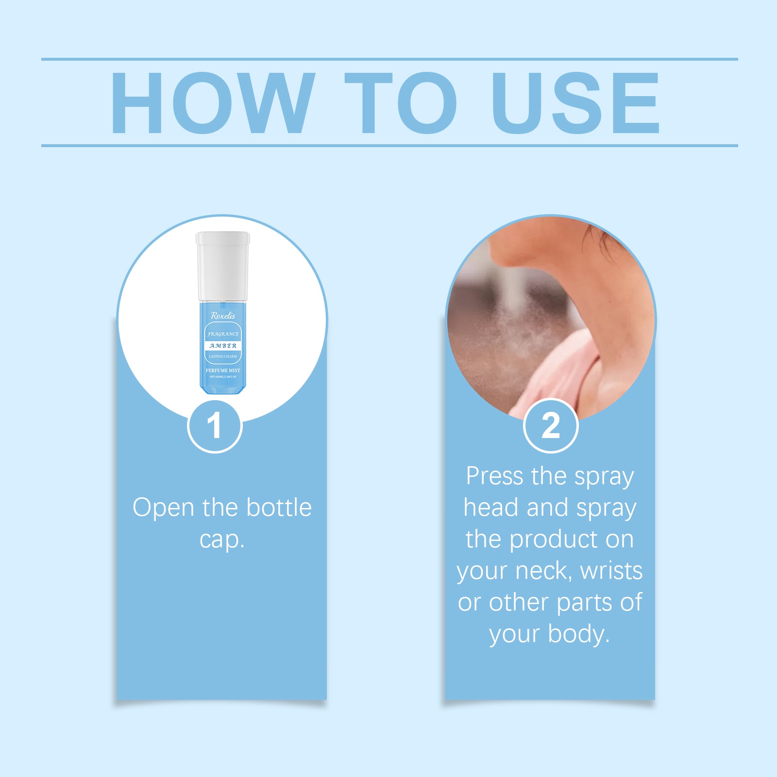 Amber Jasmine Perfume Spray Fresh Jasmine Scent Scent Scent Long Lasting Fragrance Exudes Charming Fragrance Perfume