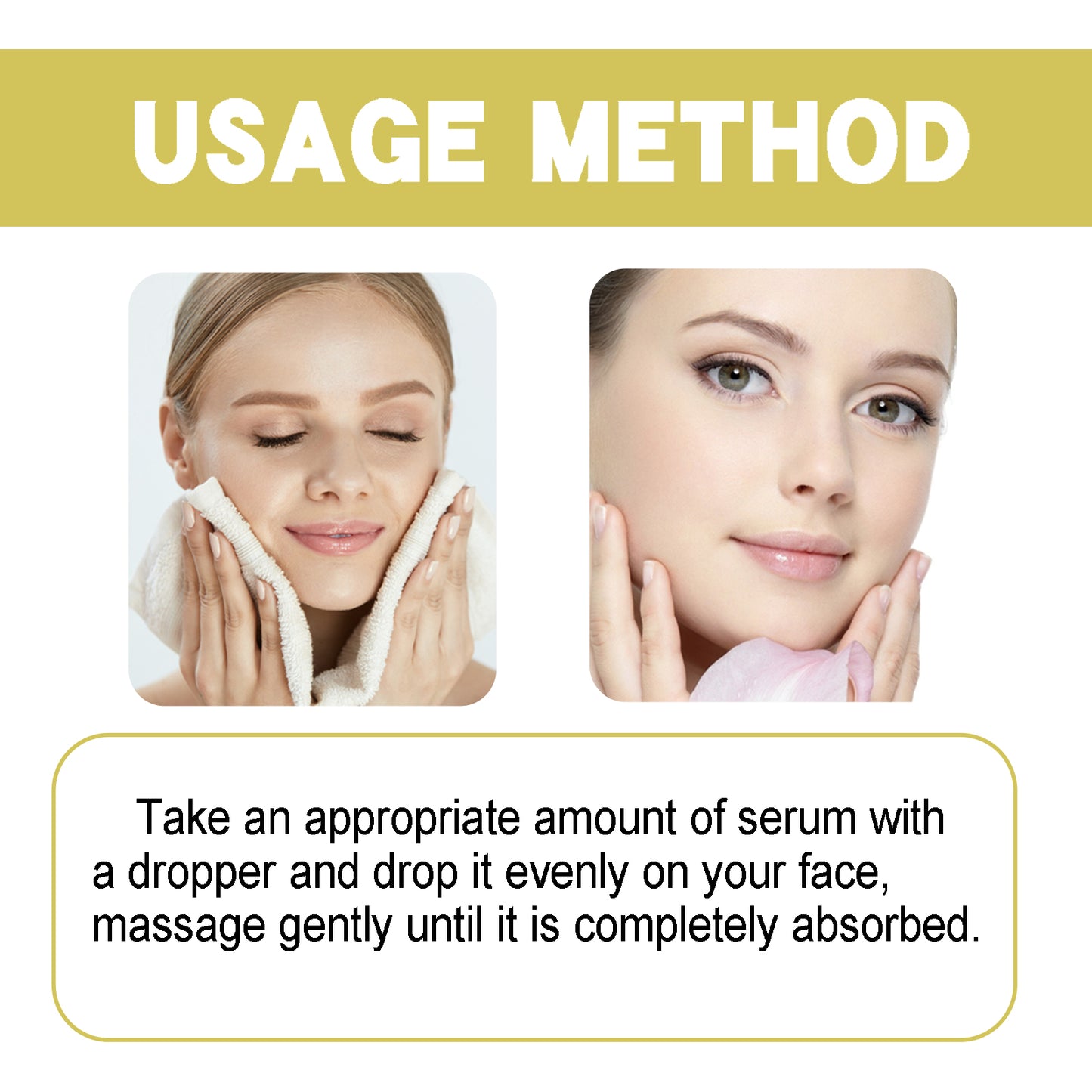 Glow Serum, Moisturizing And Whitening Skin To Reduce Facial Spots And Fine Lines