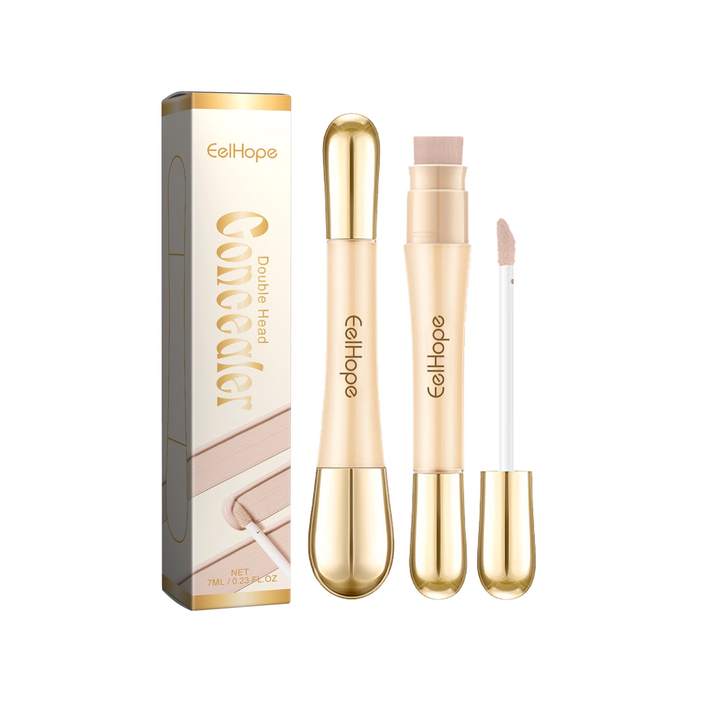 Double Head Concealer, Brightening And Waterproofing Concealer Stick