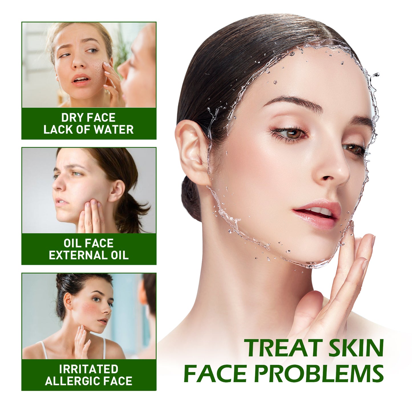 Jaysuing Avocado Serum, Brightening Facial Tone, Lightening Fine Lines, Moisturizing Skin Essence