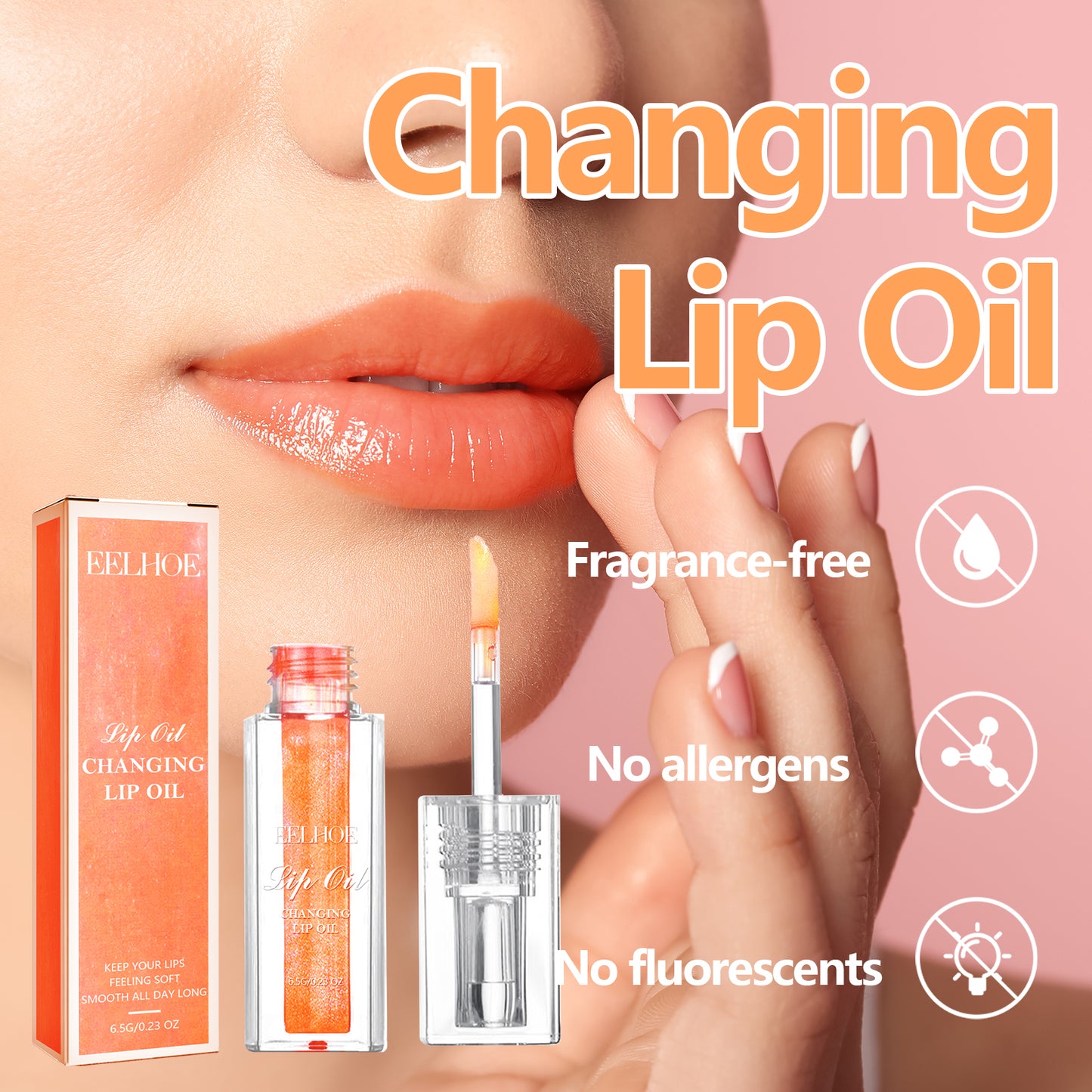 Changing Lip Oil, Mildly Removes The Lips Cutin Plentiful Full Fine Light Zerun Lip Oil