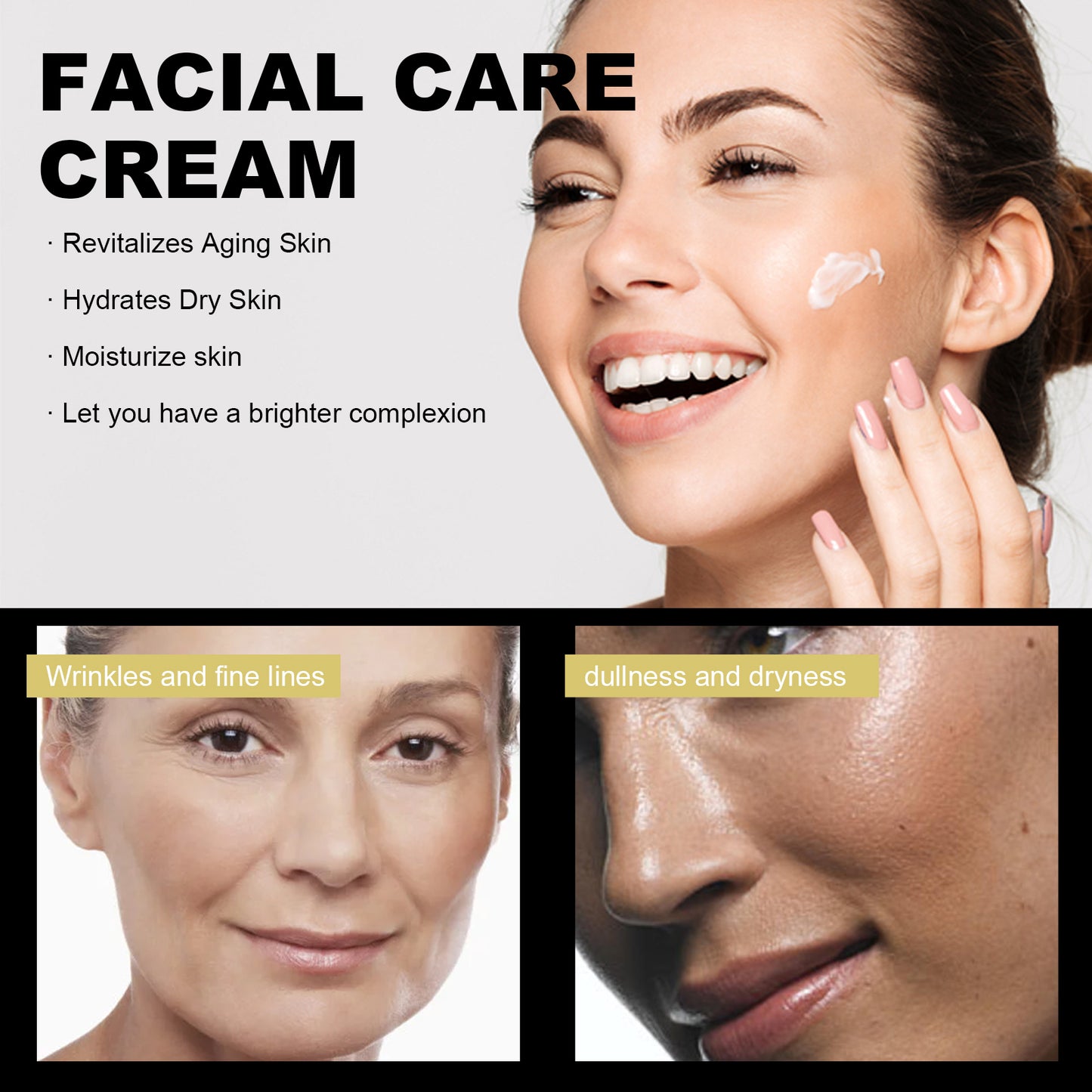 wiyun Advanced Snail Cream, Moisturizing whitening skin brightening skin tone firming cream