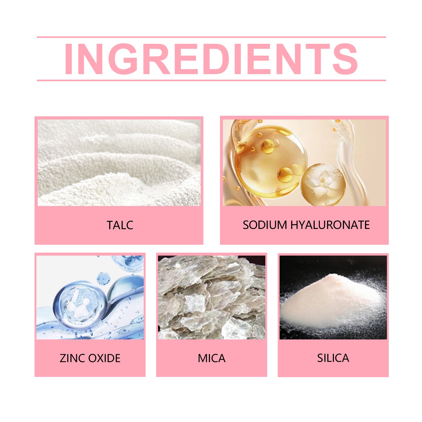 Setting powder with brush， Natural Makeup Light, Delicate Breathable Fit Dry And Wet Dual Use Powder Lasting Makeup