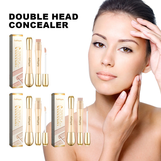Double Head Concealer, Brightening And Waterproofing Concealer Stick