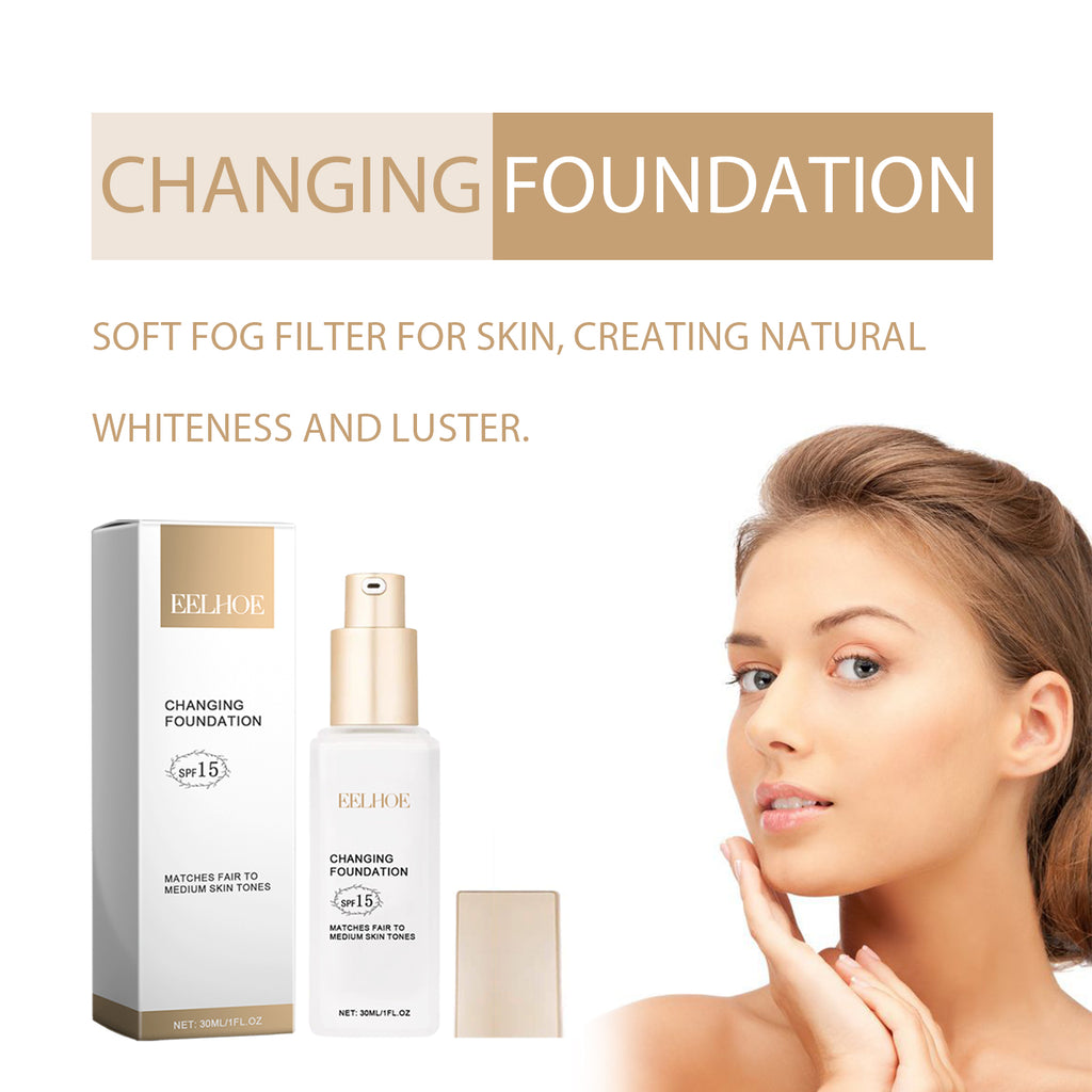 Changing Foundation, Its Moisturizing Carry Bright Color Of Skin Block Defect Containment Exquisite Light Lasting Foundation