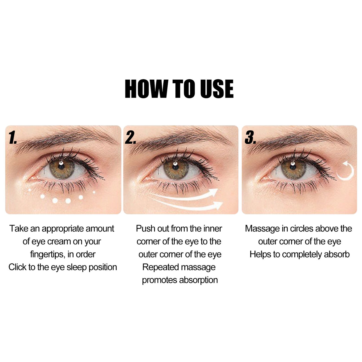 EELHOE Instant Eye Cream, Soft Elastic Eye Care For Wrinkles Eye Cream Refreshing, Hydrating And Brightening Eye Care