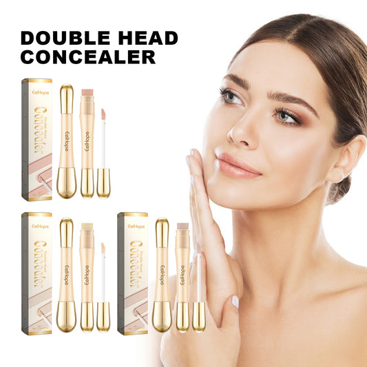 Double Head Concealer, Brightening And Waterproofing Concealer Stick