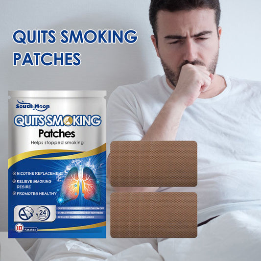 Quits Smoking Patches, Relieve Throat Dry Itching AIDS Smoking Control Smoking Cessation Body Care Patch