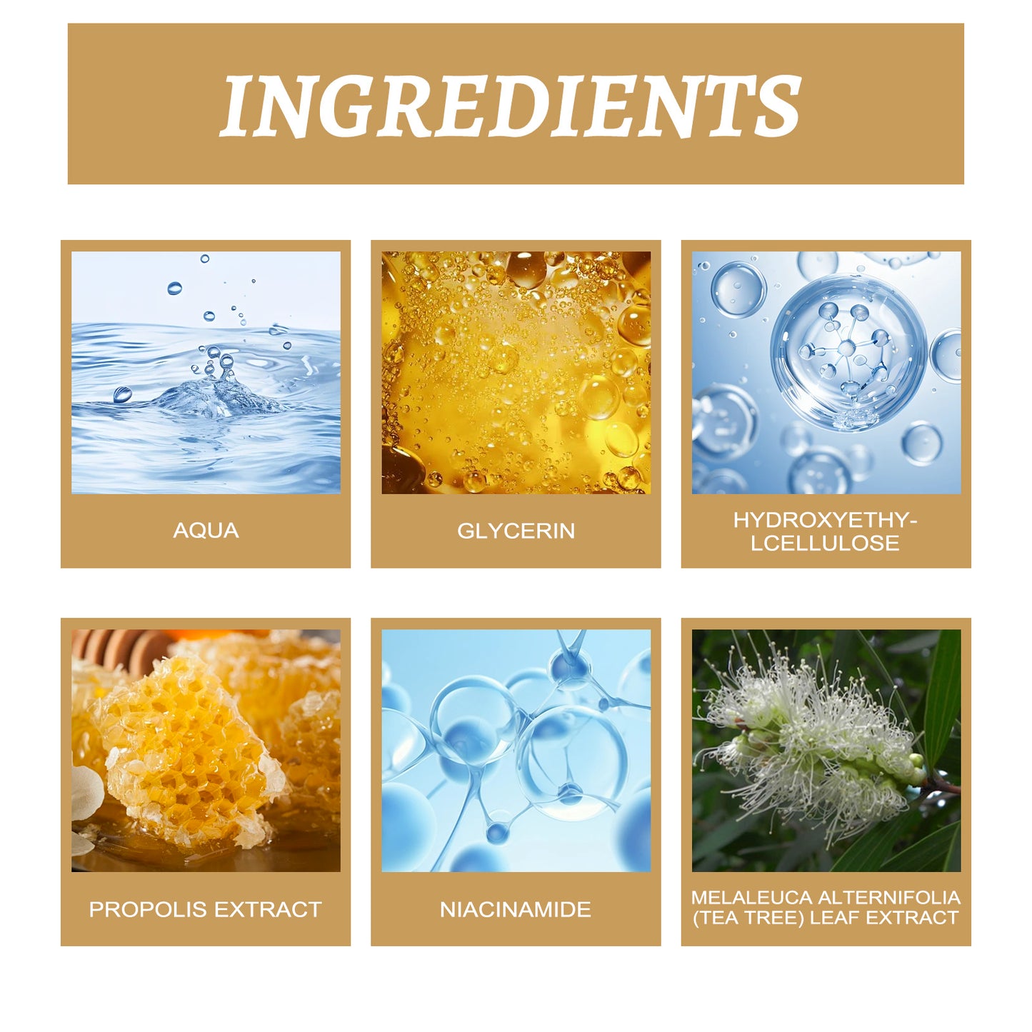 EELHOE Propolis Nicotinamide Photosensitive Essence, Reduces Acne Marks Moisturizes Brightens And Whitens Facial Essence