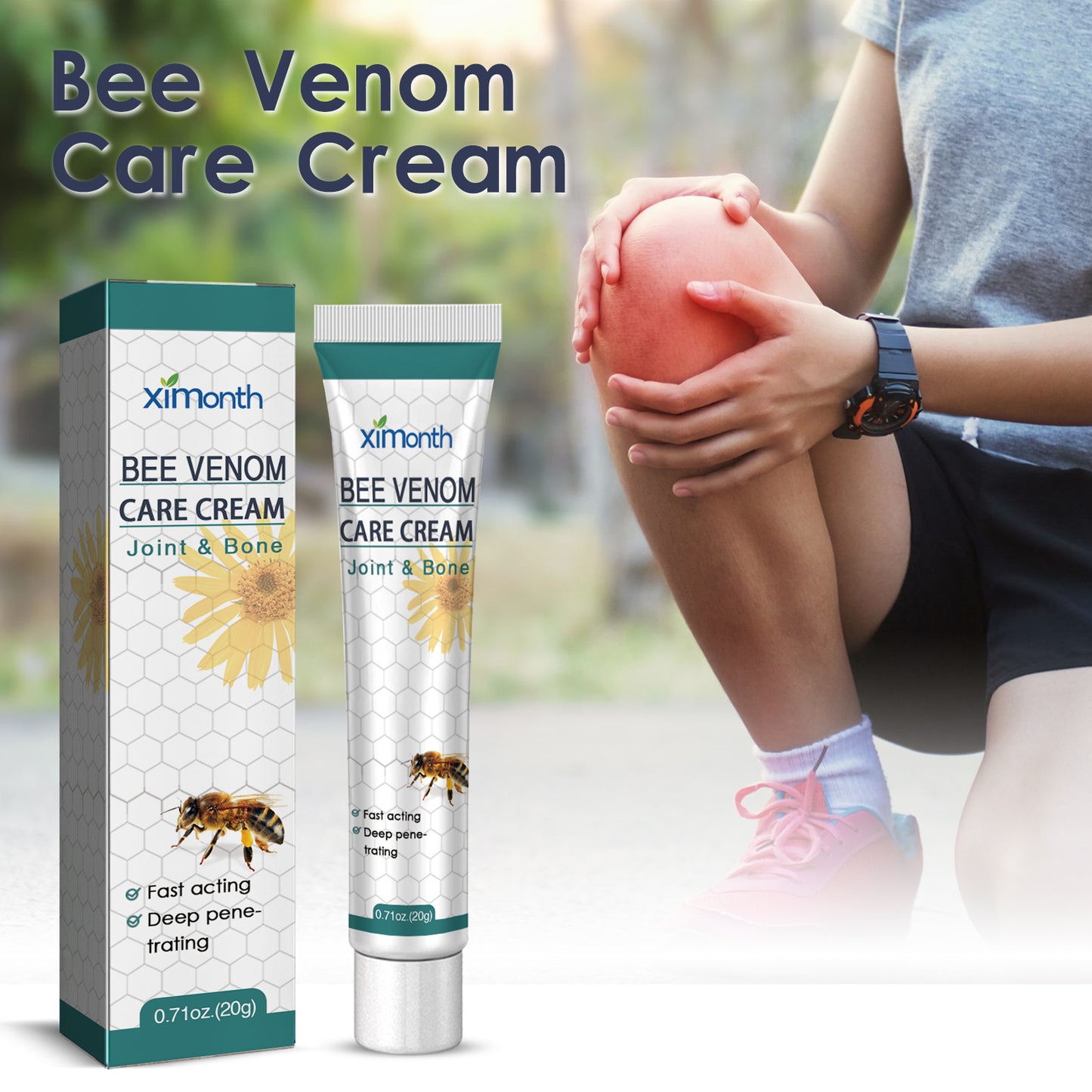 Bee Venom Joint Ointment, Relieves Hands Feet Bones Knees Lumbar Spine Sedentary Joint Pain Body Care Ointment