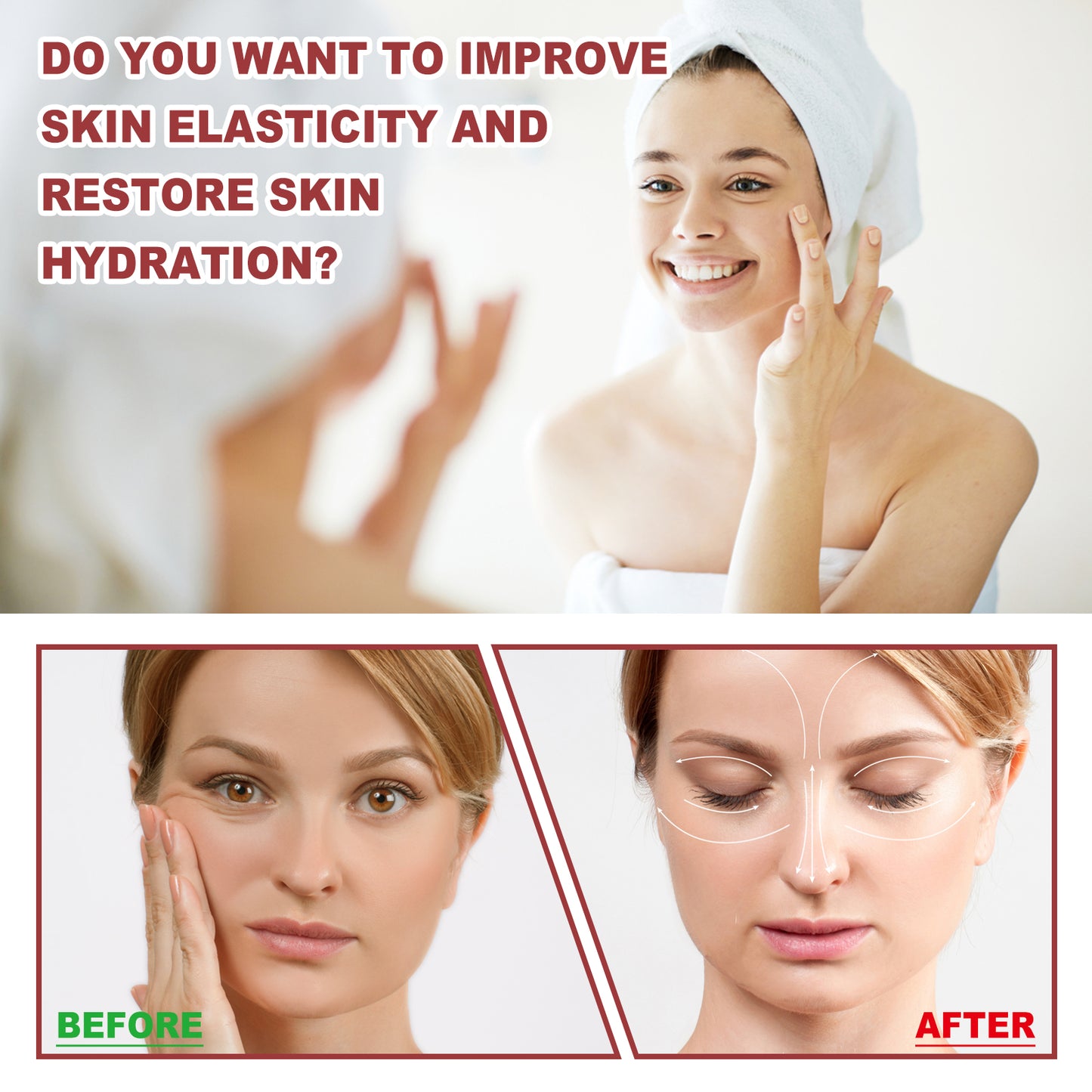 Collagen Membrane, Lighten Wrinkles, Bags, Dark Circles, Firm Skin, Plump And Moisturize Eye Rejuvenation Mask