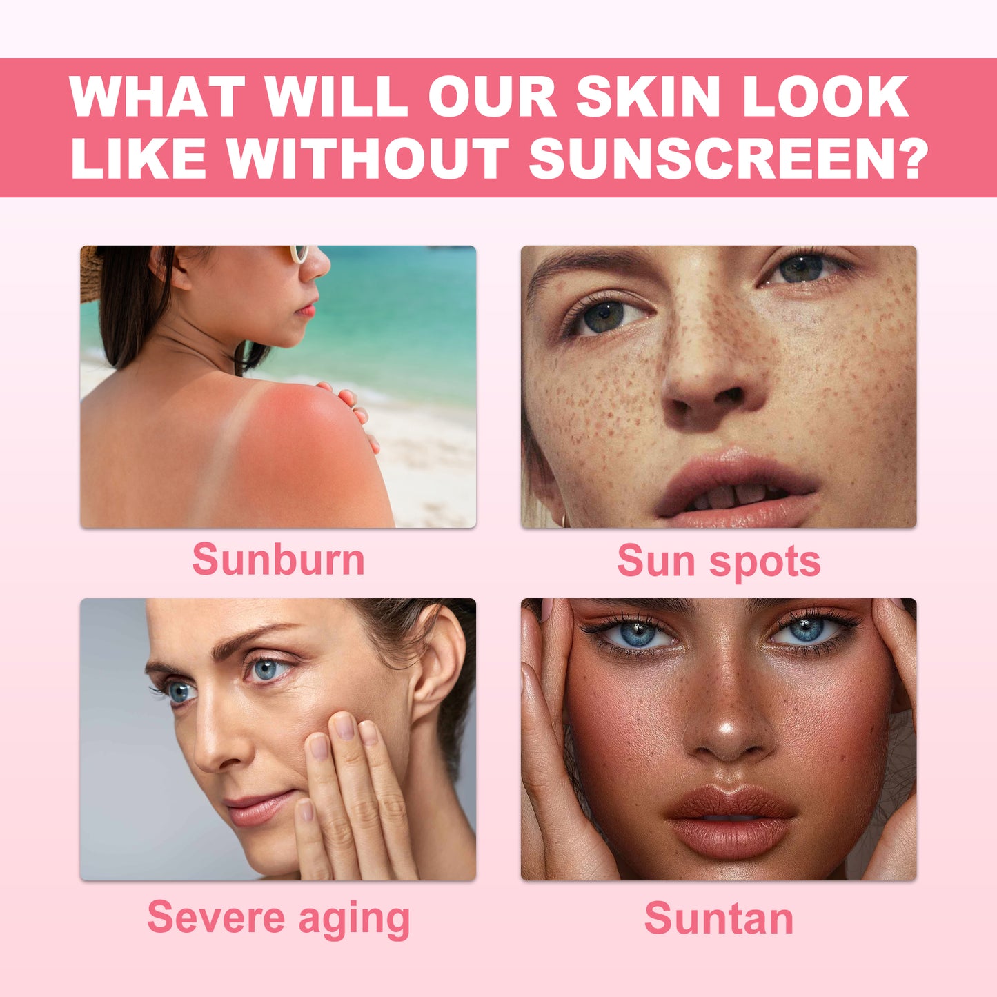 Sunscreen Stick, All Available Light Dry Solid Isolation Protective Cream