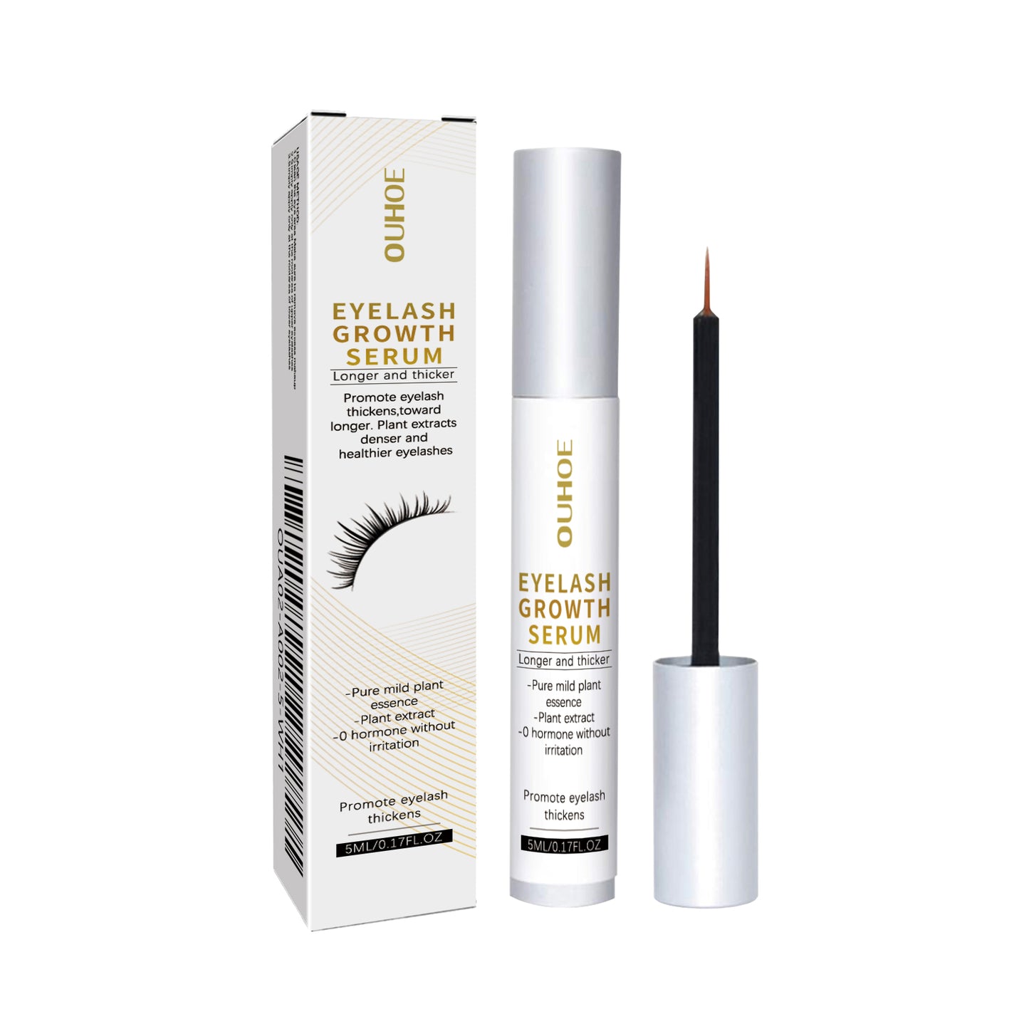 Eyelash Growth Serum, Gentle And Natural Moisturizing Beautiful Thick Long Black Curling Eyelash Without Trace