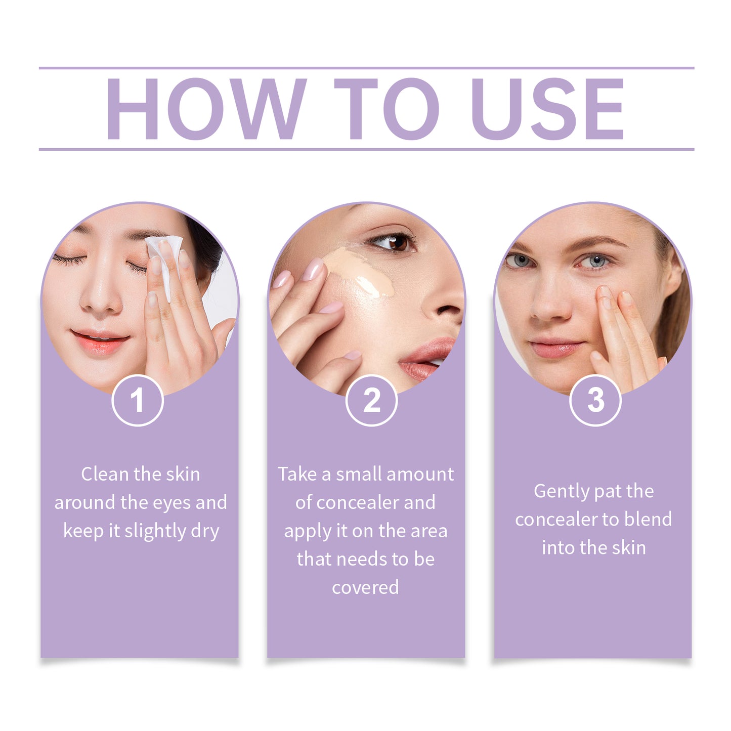 Long Lasting Moisturizing Concealer Long Lasting Moisturizing Natural Concealer Is Waterproof, Sweat Resistant And Lightweight Without Removing Makeup