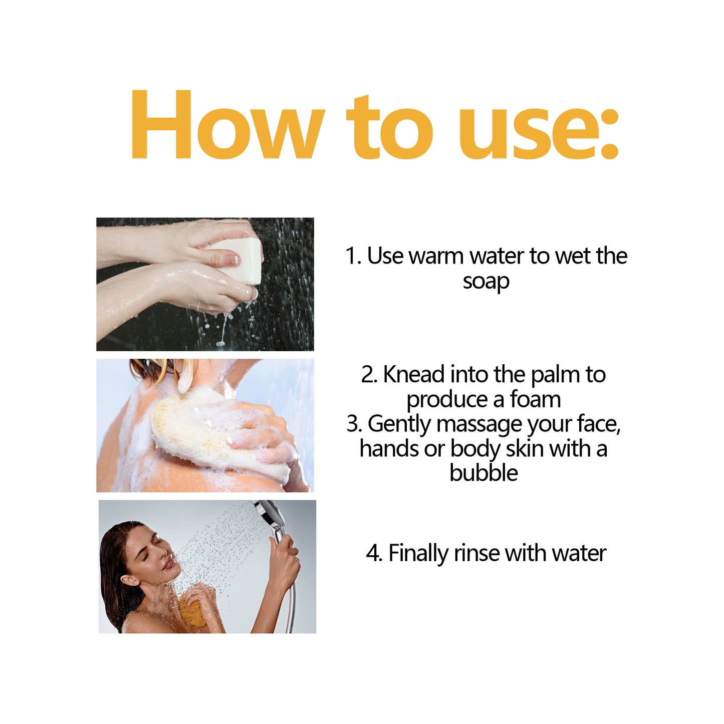 Turmeric & Kojic Acid Soap, Gently Clean Face Fade Spots Brighten Skin Tone Moisturize And Moisturize Even Skin Tone