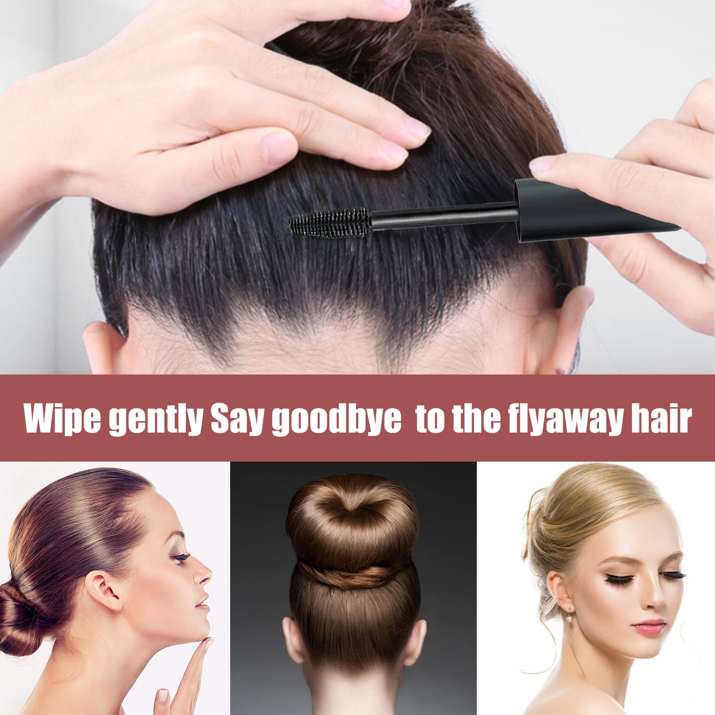 Hair Styling Sticks, Smooth Frizzy Natural Non-Greasy Hair Permanent Styling Broken Hair Finishing Cream