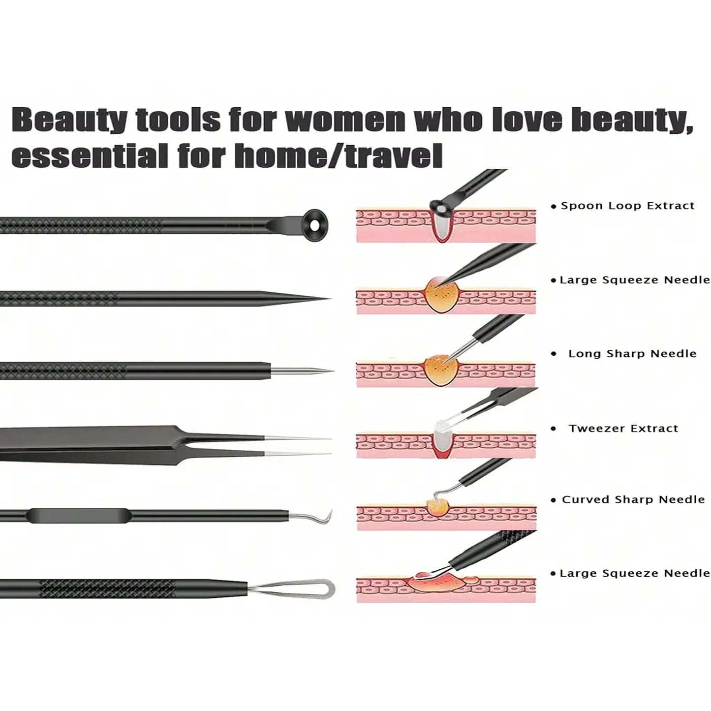 Acne Removal Needle Set for Skincare