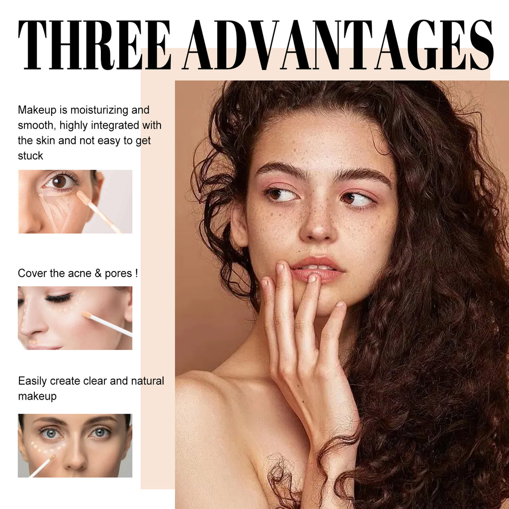 Double Head Concealer, Brightening And Waterproofing Concealer Stick