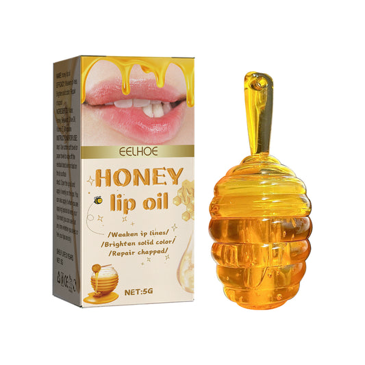 Honey Lip Oil, Reduces Lip Lines Prevents Dryness And Flaking Moisturizing Lip Oil