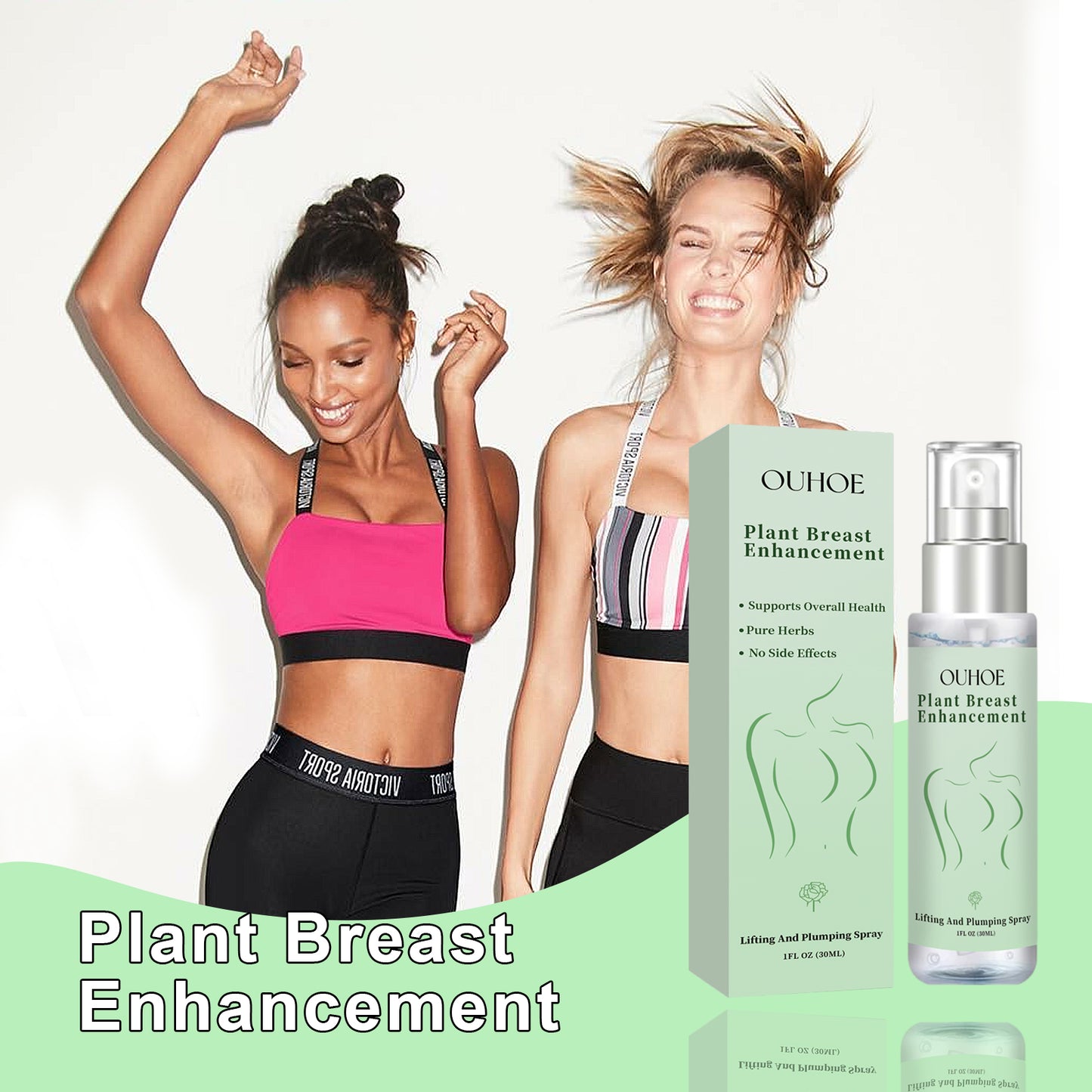 Natural Herbal Breast Spray Moisturizes Plump, Firming And Firming Breasts Massage Treatment