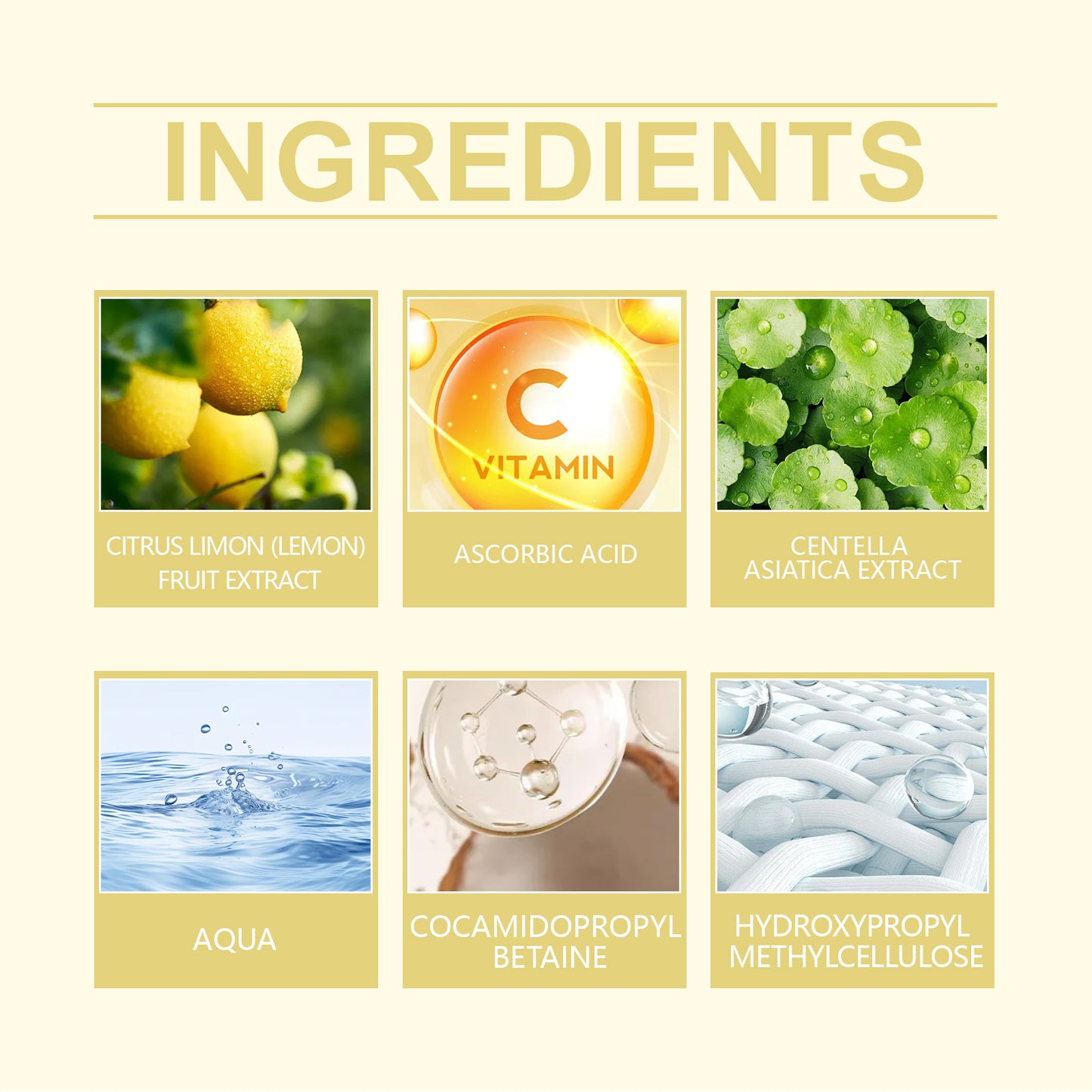 Hoygi Vitamin C Brightening Cleanser, Moisturizes And Soothes Facial Skin With A Clean, Hydrating, Non-Tightening Cleanser