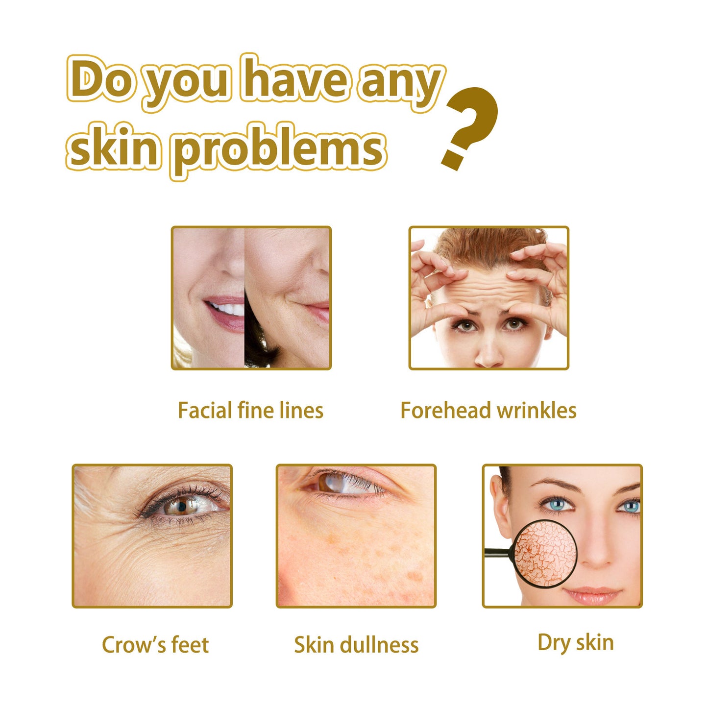 Ginseng Essence Anti Wrinkle Essence, Repairing Facial Fine Lines Improve Dark Heavy Moist Tight Anti-Wrinkle Cream