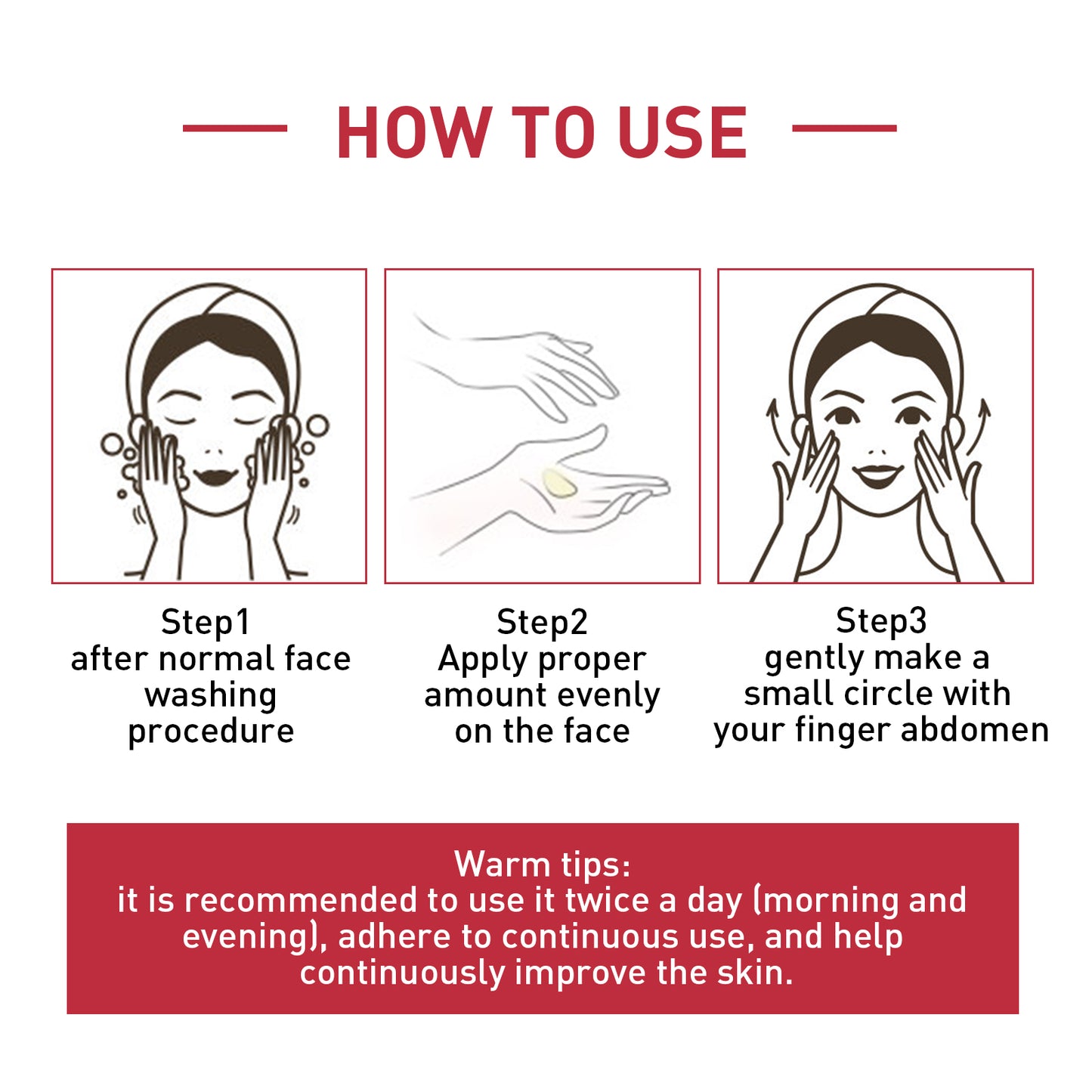 Antioxidant Renewal Serum, Tighten Facial Skin, Lighten Lines, Moisturize And Prevent Aging Serum