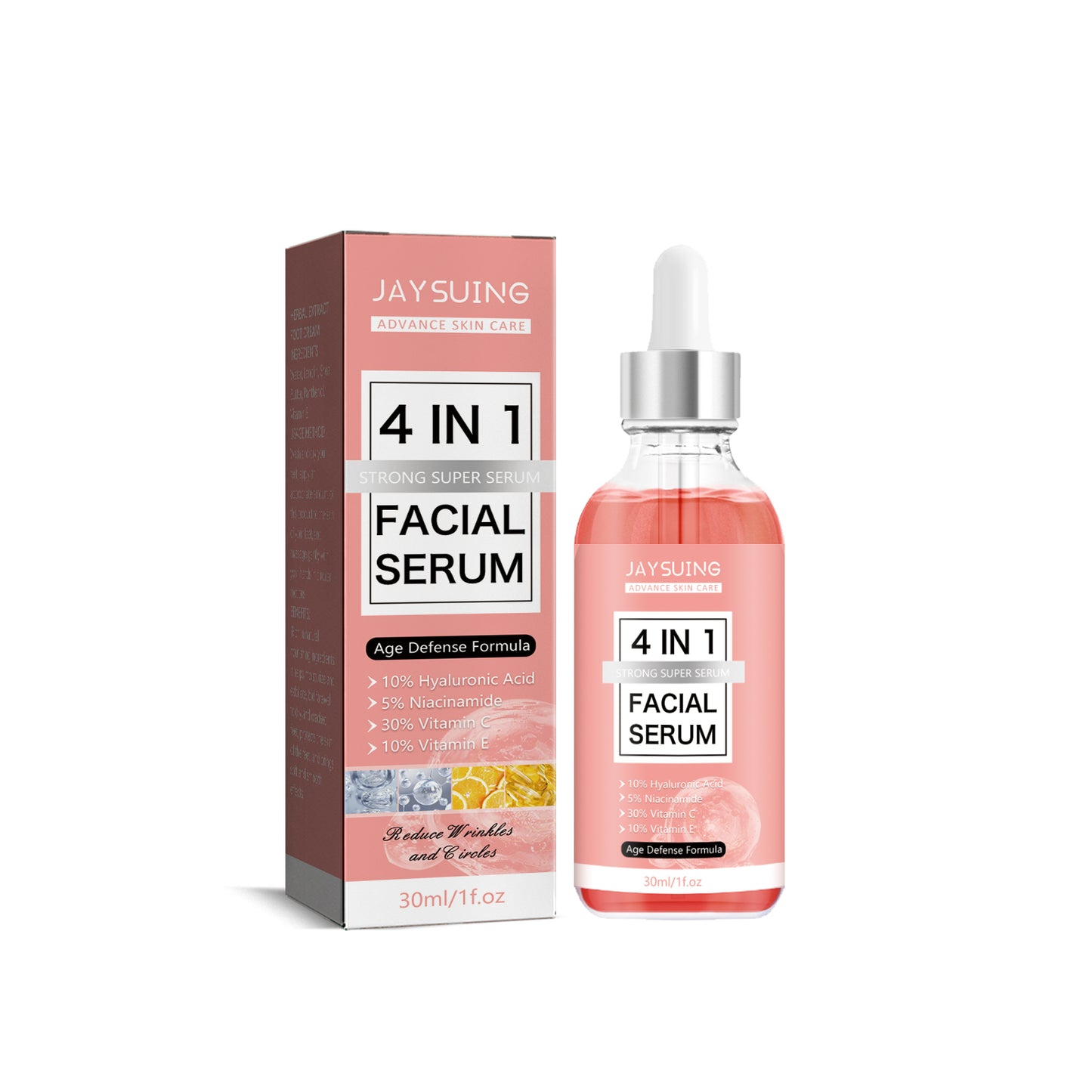 4 In 1 Face Serum Lighten Fine Lines Moisturizing Hydrating Firming And Moisturizing Skin Serum
