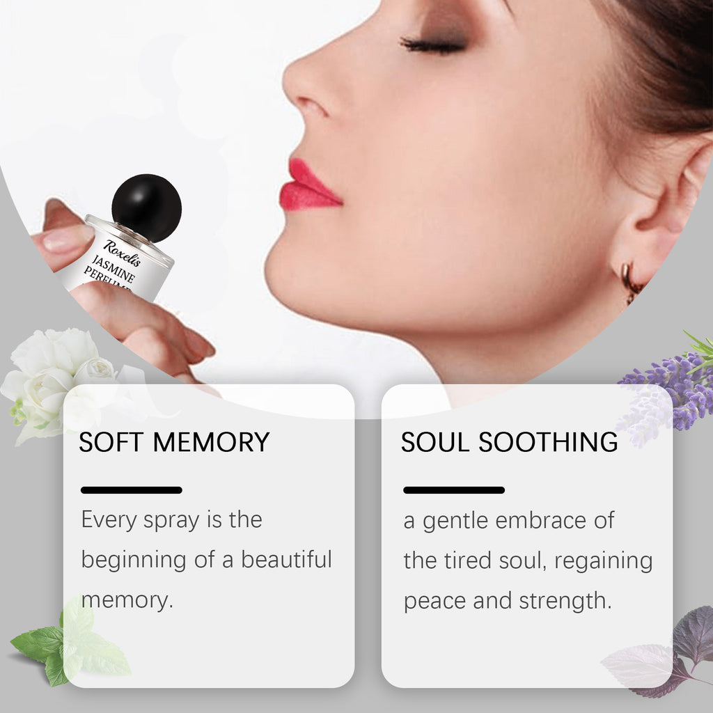 Romantic Pair Of Jasmine Perfume, Light Elegant Exudes Charm Leave Fragrance Fragrance Eau De Toilette Wood Floral Notes