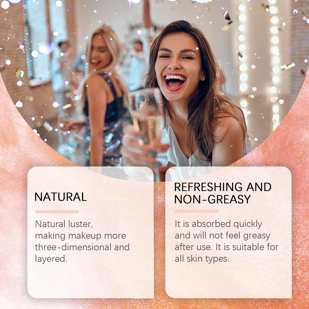 Face Highlight Oil Stick Set Party Ball Show Makeup Ball Liquid Fluorescent Highlight Oil