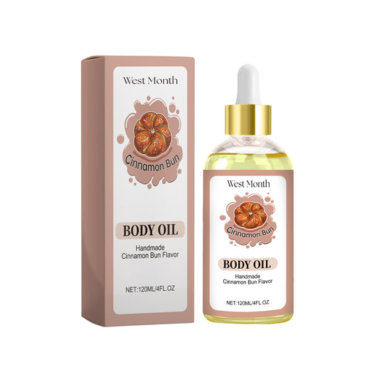 Body Oil Handmade Cinnamon Bun Flavor