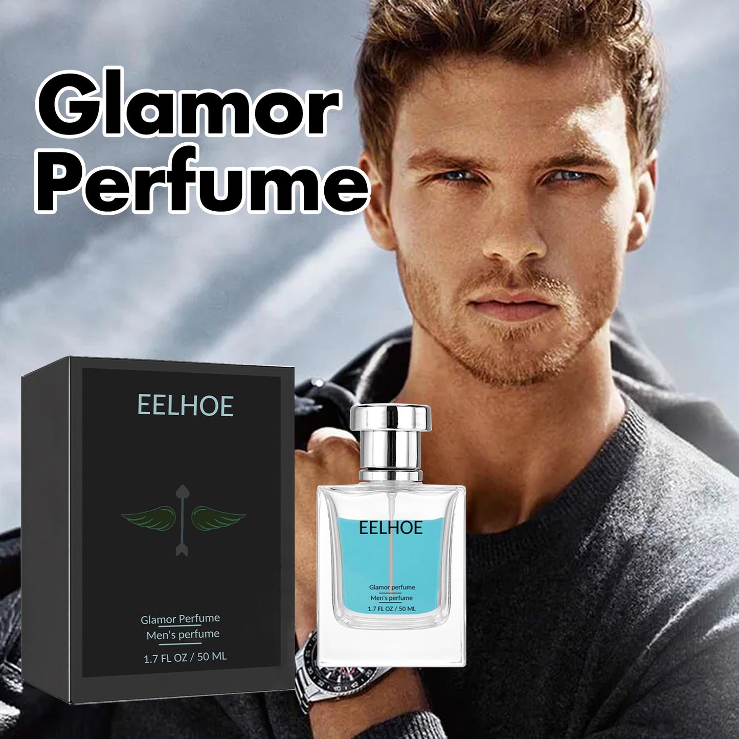 Glamor Perfume, Refreshing Mild Not Pungent Long - Lasting Fragrance Natural Fragrance Dating Niche Perfume